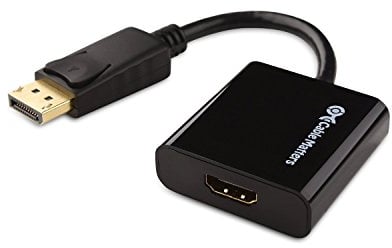 Cable Matters Active DisplayPort to HDMI Adapter (Active DP to HDMI Adapter) Supporting Eyefinity Technology and 4K Resolution