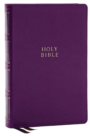 KJV Holy Bible: Compact Bible with 43,000 Center-Column Cross References, Purple Leathersoft, Red Letter, Comfort Print (Thumb Indexing): King James ... Red Letter, Thumb Indexed, Comfort Print