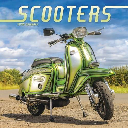 Scooters – Motorroller 2026 – Wand-Kalender: Original Carousel-Kalender [Mehrsprachig] [Kalender] (Wall-Kalender)