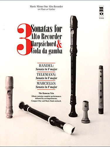 3 Sonatas for Alto Recorder, Harpsichord & Viola Da Gamba