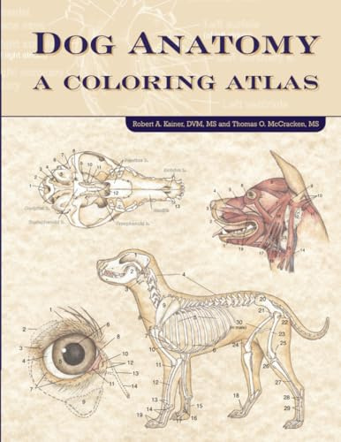 Dog Anatomy: A Coloring Atlas