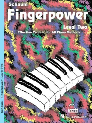 Schaum Fingerpower - Level 2 Piano Technique Book | Finger Strength Exercises for Intermediate Players | Sheet Music for Beginner Piano Book for Kids | Piano Technic Series for All Ages and Methods