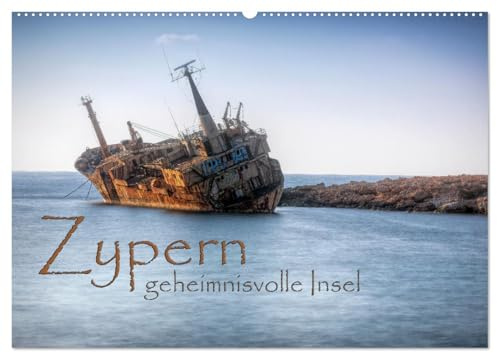 Zypern Geheimnisvolle Insel (Wandkalender 2026 DIN A2 quer), CALVENDO Monatskalender: Das entfernte Zypern hat Besonderheiten zu bieten (CALVENDO Orte)