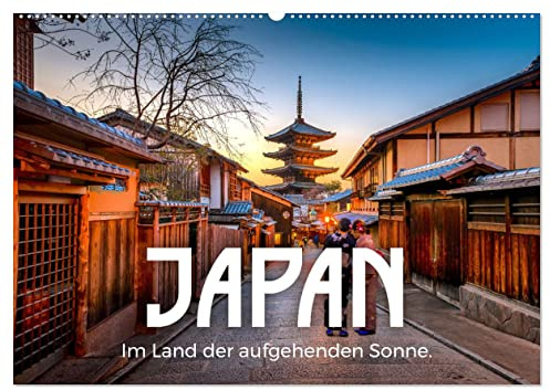 Japan - Im Land der aufgehenden Sonne. (Wandkalender 2026 DIN A2 quer), CALVENDO Monatskalender: Entdecken Sie den wunderschönen Inselstaat Japan mit ... Städten und Landschaften. (CALVENDO Orte)