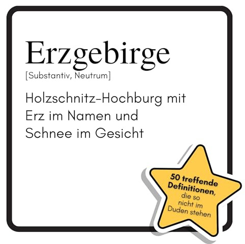 Erzgebirge: Holzschnitz-Hochburg mit Erz im Namen und Schnee im Gesicht. Das lustige Geschenkbuch für Mann, Frau, Kollege, Freund zu Geburtstag, Weihnachten