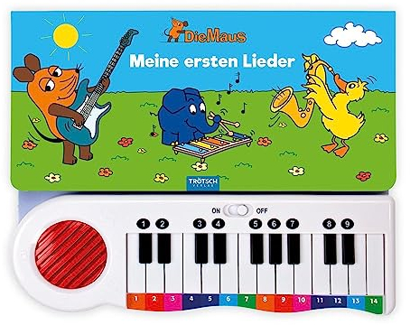 Trötsch Die Maus Klavierbuch Meine ersten Lieder Soundbuch Liederbuch: Beschäftigungsbuch Soundbuch Liederbuch (Ab 2 Jahren)