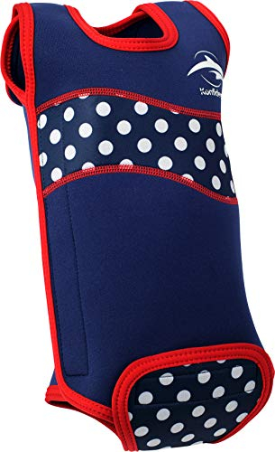 Konfidence Babywarma Baby-Neoprenanzug -Blau (gepunktet) ,6-12 Monate