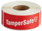 250 Noble Tamper Safe Tape, Tamper Safe Delivery Label, Tamper Safe Aufkleber, Tamper Safe Seal, 2,5 cm x 7,6 cm (rot)