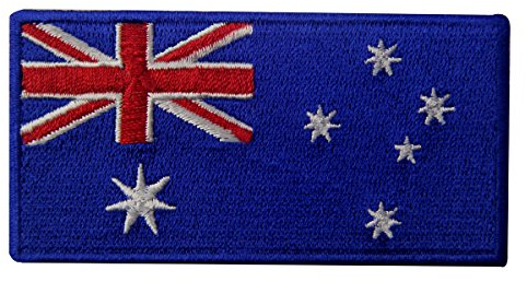 Australia Flag Embroidered Patch Australian Iron On Sew On National Emblem