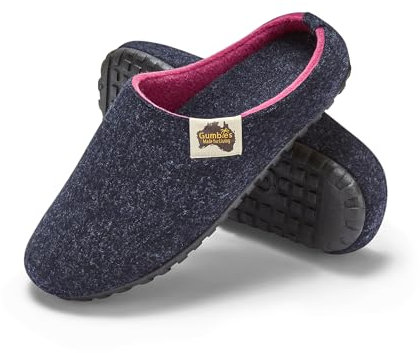 Gumbies Outback Hausschuhe,Navy / Pink, Gr.- EU 41
