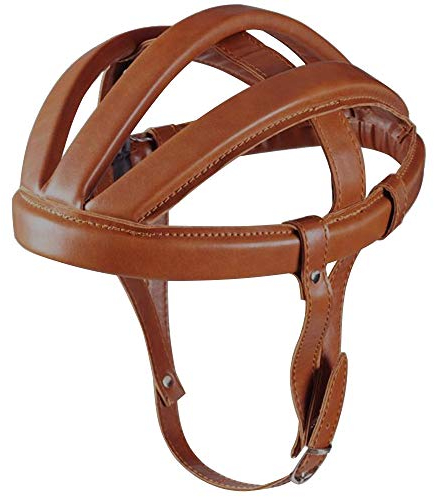 cyclingcolors Casco Bici Vintage Tre Strisce Marrone 60cm Ciclismo 60' 70' EROICA