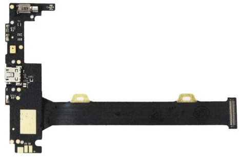 GinTai - Connettore di ricarica USB per microfono Flex, ricambio per Lenovo K920 Vibe Z2 Pro 6