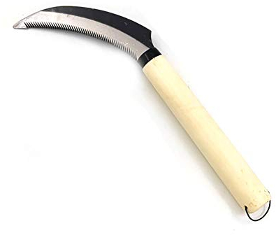 XMRISE Garden Sichel volle Hacksaw Hickle Jeding Small Herrated Rawn Special Weeding Agricultural Crescent Gardening Tools