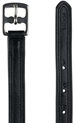 HORZE Steigbügelriemen mit Nylon, Schwarz, 110