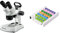 Bresser Mikroskop Analyth STR 10x - 40x Stereo Auflicht- und Durchlicht Mikroskop & Junior Mikroskop Experimentier-Set mit 24 Dauerpräparaten zu Tieren, Pflanzen, Insekten, Fasern und Pollen
