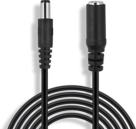 Wicked Chili 3m DC Verlängerung kompatibel mit Philips Hue Bridge V2 und V 2.1 (nur geeignet für die eckige Bridge mit Modell Nr. 3241312018 und 3241312018A) - Verlängerungskabel für Netzteil