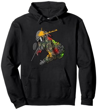 Paintball Gewehr Paintballspieler Paintballer - Paintball Pullover Hoodie