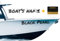 Custom Boat Lettering Sticker | Personalized Decal for Boat, Jet Ski, Sailboat, Catamaran | Waterproof, UV & Sea Water Resistant