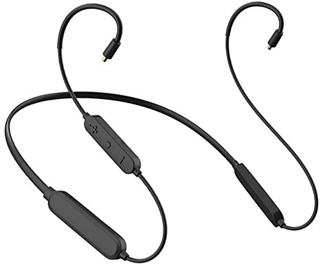 RSGK Cable Auriculares Bluetooth, Cable Adaptador Universal Bluetooth 5.1, Compatible con LDAC, Aptx-Adaptive, Aptx-HD, AAC, Protocolo Audio SBC, Batería 500 MAh, 40 Horas Reproducción