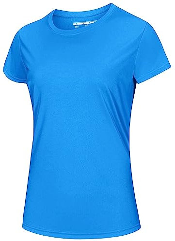 MAGCOMSEN Women's UPF 50+ UV Short Sleeve T-Shirt Quick Dry Lightweight Workout Yoga Outdoor Sports Tops