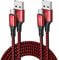 3BAO Micro USB Cable Pack of 2 1M2M Charging Cable Micro USB Fast Charging Cable Compatible with Galaxy S7 S6 S5 J7 (2018) J6 J5, Huawei P Smart, P40 Lite E, P10 Lite, Y9 Y8 Y7, PS4 controller