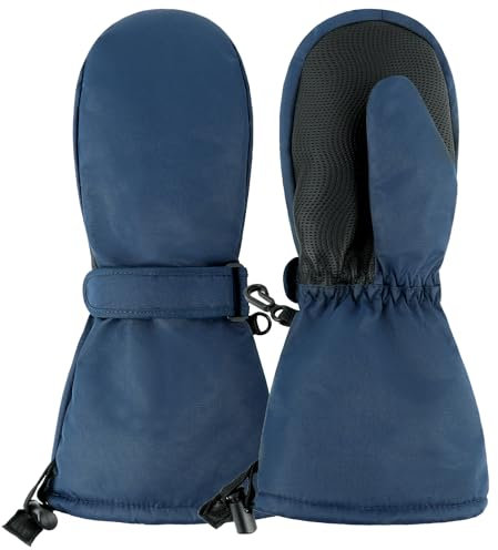 JANGANNSA Baby Gloves Winter Children's Mittens Baby Boy Girl Waterproof Gloves Unisex Outdoor Gloves Ski Gloves 1-2 Years