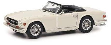 Schuco Modellauto Triumph TR6 weiß 1:43