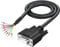 PENGLIN Câble d'extension série DB9 Femelle RS232 9 broches, Connecteur plaqué or à 9 broches avec câble à extrémité dénudée