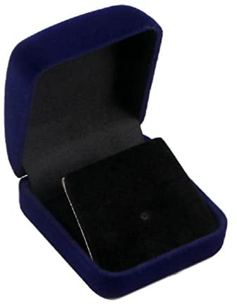 Samt-Medaillen-Schatulle, Münz-Schmuck-Geschenkbox für Medaillons, Medaillen, Münzbox, 5 x 5 x 3,2 cm, in Samt-Münzbox