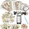 290 Stück Ästhetische Scrapbooking Sticker Set, DIY Papier Dekoration Washi Aufkleber Anlage Journaling Supplies Aufkleber Papier Kit Scrapbook Zubehör für Tagebuch Kalender（Fantasy-Waldleben)