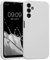 kwmobile Handyhülle kompatibel mit Samsung Galaxy A14 5G Hülle - gummierte Handy Case aus Silikon in Weiß matt