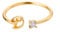 Buchstaben Ringe Frauen Gold Ring mit Buchstaben Verstellbar Ring Damen Offener Rings Initial Buchstabe A-Z Ring mit Namen Modeschmuck Damenring Minimalistisch Stapelbare Ringe Geschenk für Frauen (S)