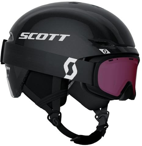Scott Kinder Combo Skihelm & Skibrille Keeper 2 + Goggle Jr Witty Mineral Black/White S