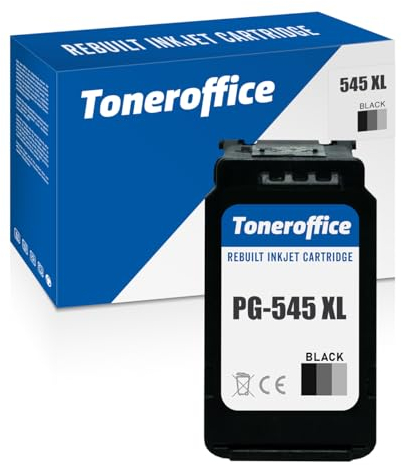PG-545 Druckerpatrone XL für Canon PG-545 XL Druckerpatronen Schwarz Kompatibel (ca. 400 Seiten)