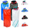 CAREDGO 8 Stk Faltbare Wasserflaschen 700ml Faltbare Trinkflasche Wasser Flaschen Zusammenklappbare Trinken Flasche Bag Trinkbeutel Faltflasche Trinkbeutel Trinkflaschen für Wandern Abenteuer Reisen