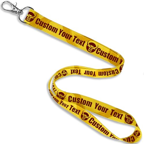 Benutzerdefinierte Arbeitserlaubnis Halsbänder Lanyards, personalisierte Lanyard 30/50/100pc Drucken Sie Ihren Text, Name oder Logo