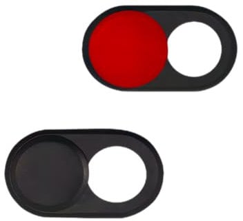 JiSiTeCai 2-Pack Universal Webcam Case, Desktop External Lens Cap, Shutter Cover, Streaming Privacy Sleeve, Compatible with C270/C615/C920/C930E/C922X