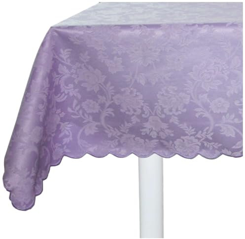 RICAMI FIORENTINI BALDI tovaglia antimacchia misura personalizzata. Rifinitura a smerlo. Clicca su Personalizza ORA. Lilla 10