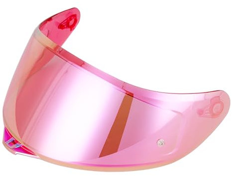 Helmvisier, Helmvisier, Helmvisier Ersatz for AGV K1 K3SV K5 Integralhelm Motorrad Windschutz Helmlinse, Rosa(Pink)