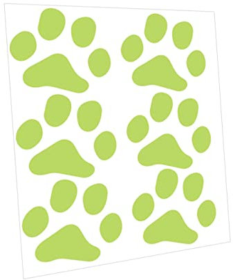 BESTonZON Leuchtende Tierkrallen Wandaufkleber Kinderzimmer Deko Hellgrün Selbstklebend Wohnzimmer Wandsticker