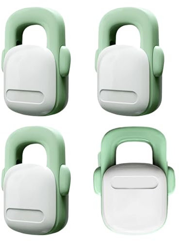 Babyschutz im Backofen, Kindersicherung mit Backofen-Verriegelung - Babysicheres 4er Pack Herdschlösser | Sicherheitsschloss für Ofen, Geschirrspüler, Rerigierschloss