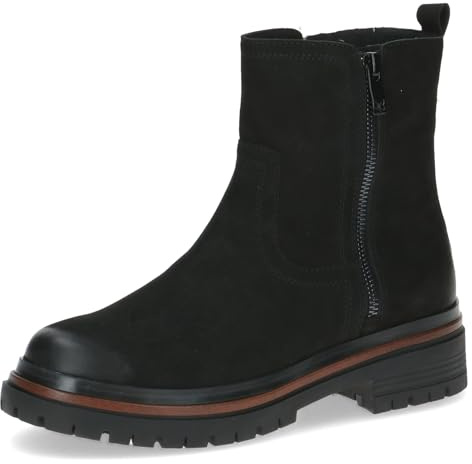 CAPRICE Damen Stiefeletten aus Leder mit Reißverschluss
