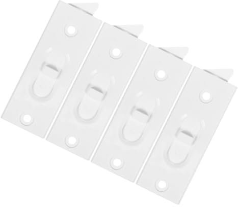 HOMOCONO 2pair Tilt Latch Window Locks Window Catch Safety Secure Locks Plastic Construction for Home