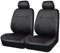 YNEION PU-Leder Auto-Schonbezüge für Suzuki Jimny (FJ) 1. Gen 2007-2023 2024, Vordersitze & Rückbank, Schwarz