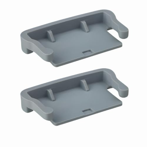 Clip compatibile TELE autostrada PASS (Gancio 2024 Grigio, Confezione da 2)