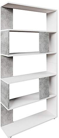 Vicco Raumteiler, stehendes Bücherregal, Beton, 80 x 163 cm