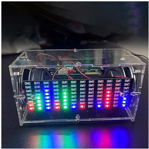 DIDODI Soldering Practice Kit Spectrum Bluetooth Speaker Electronic DIY Kits DIY Bluetooth Speaker Kit, Electronic Project Kits for Adults, Mini Home Sound Amplifier Kit