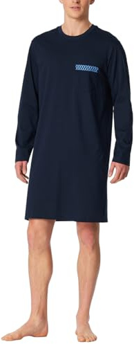 Schiesser Herren Nachthemd Bigshirt Langarm Single-Jersey - Comfort Nightwear