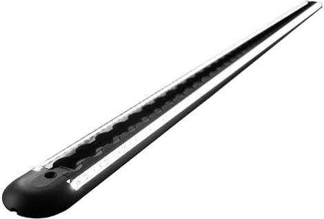 lasiprofi LED-Airlineschiene 1000 mm, schwarz KTL-beschichtet, gebohrt | Aufsatzmontage an Fahrzeugdecke oder Seitenwand; für Fittings und Sperrstangen; flexible Ladungssicherung