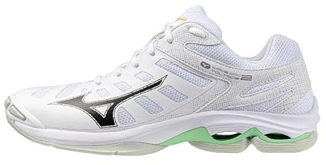 Mizuno Herren Volleyballschuh Wave Voltage - V1GA2460, Farbe:Weiß, Herren Schuhe:44